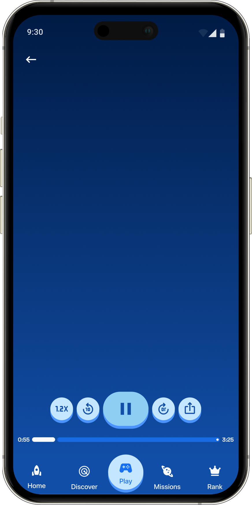 Snipwise app – audio player